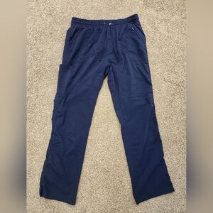 Healing Hands Women's Scrub Pants Straight Leg Navy Size XL TALL